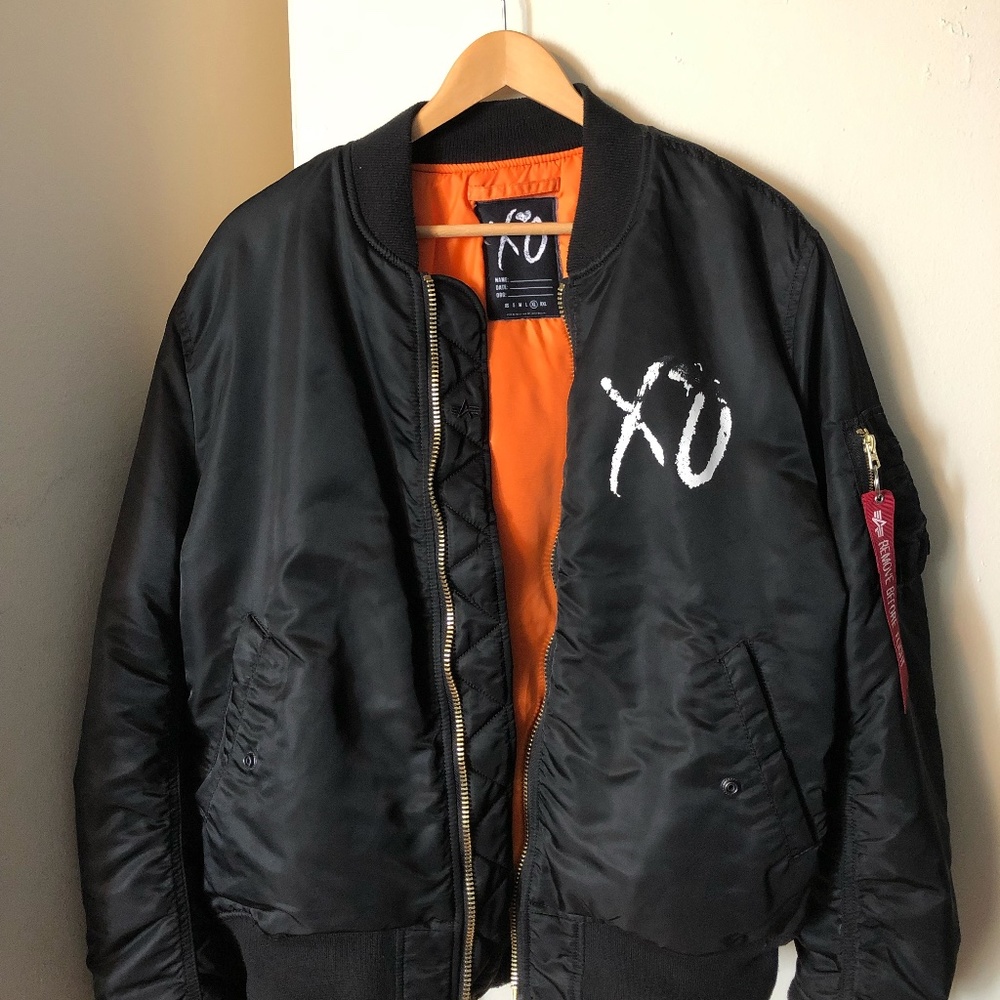 The Weeknd XO Starboy Bomber Jacket Alpha Industries